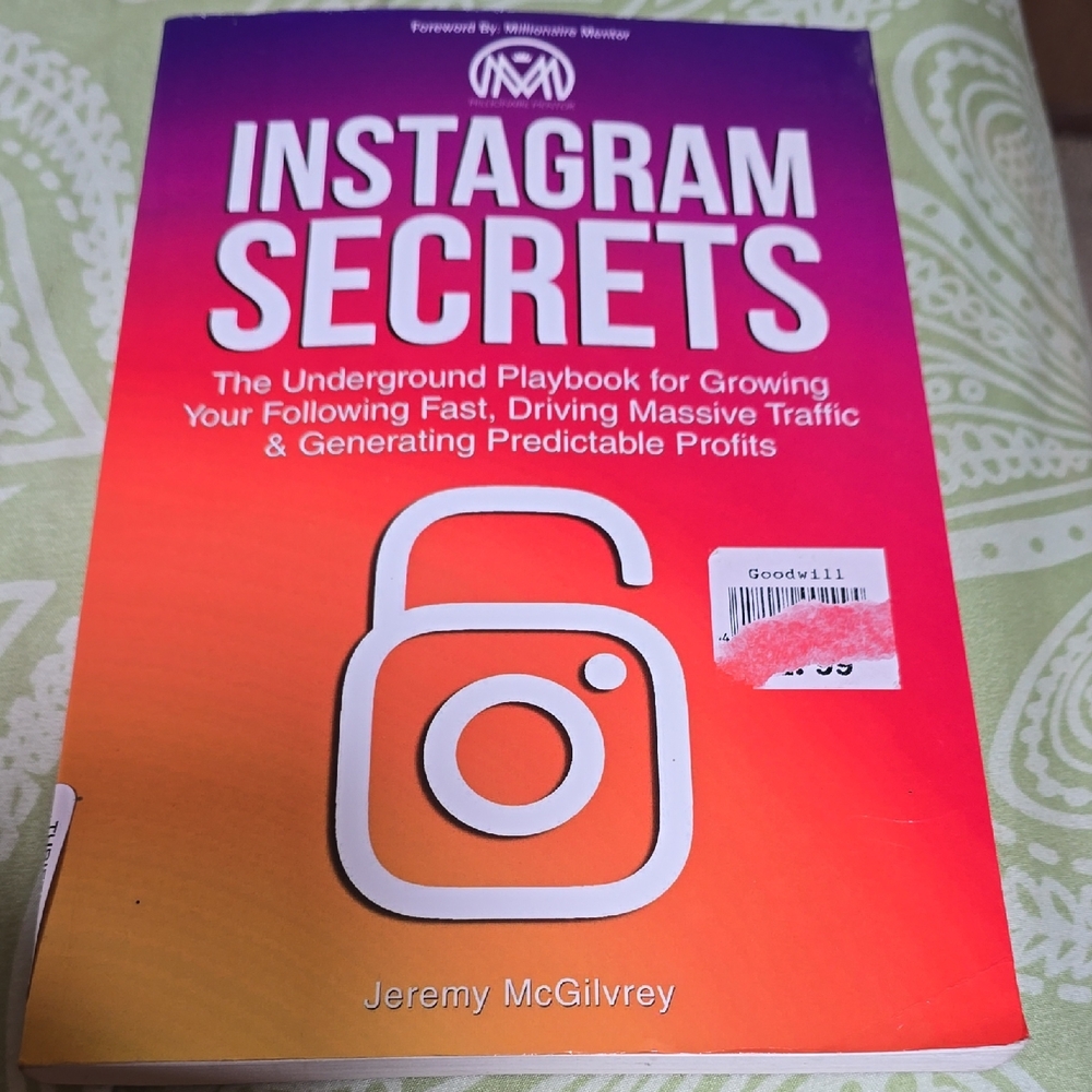 Instagram Secrets Book by Jeremy McGilvrey